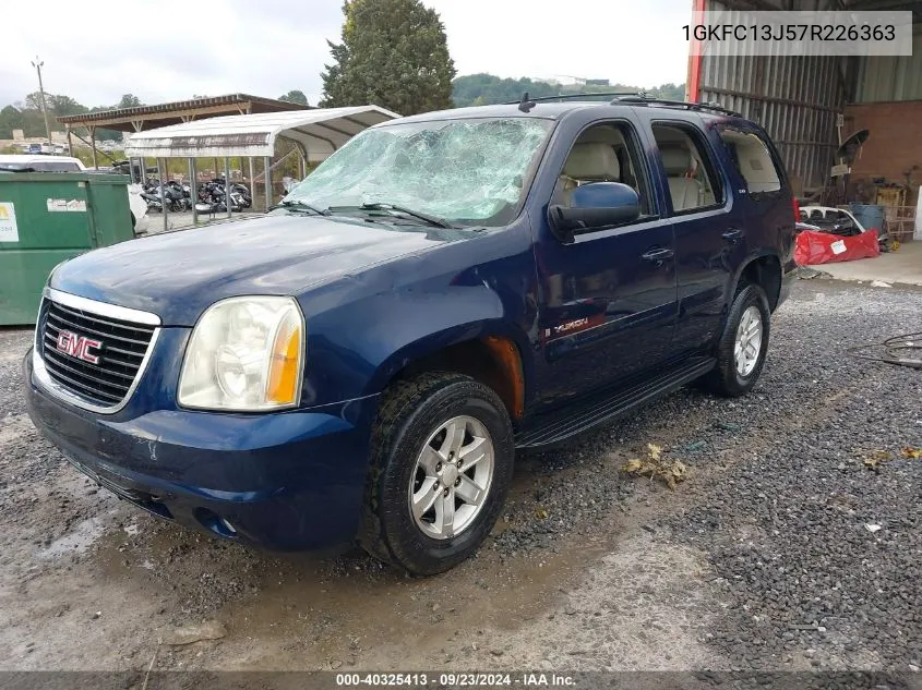 2007 GMC Yukon Slt VIN: 1GKFC13J57R226363 Lot: 40325413