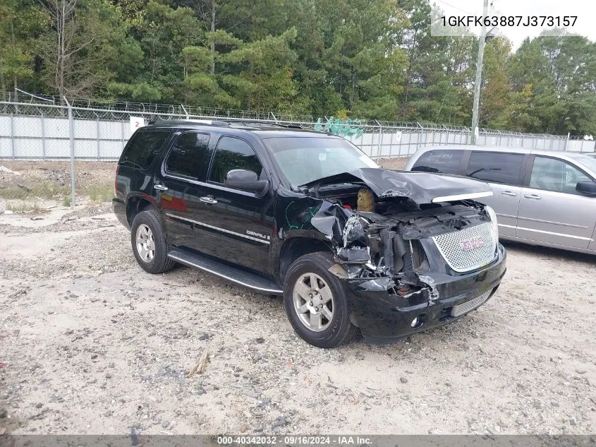 1GKFK63887J373157 2007 GMC Yukon Denali