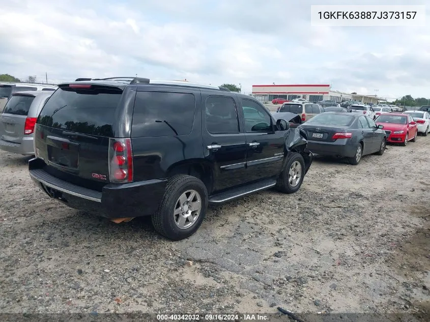 1GKFK63887J373157 2007 GMC Yukon Denali