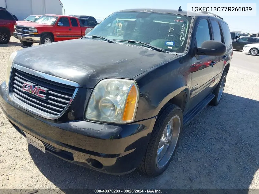 2007 GMC Yukon Commercial Fleet VIN: 1GKFC13C77R266039 Lot: 40375283