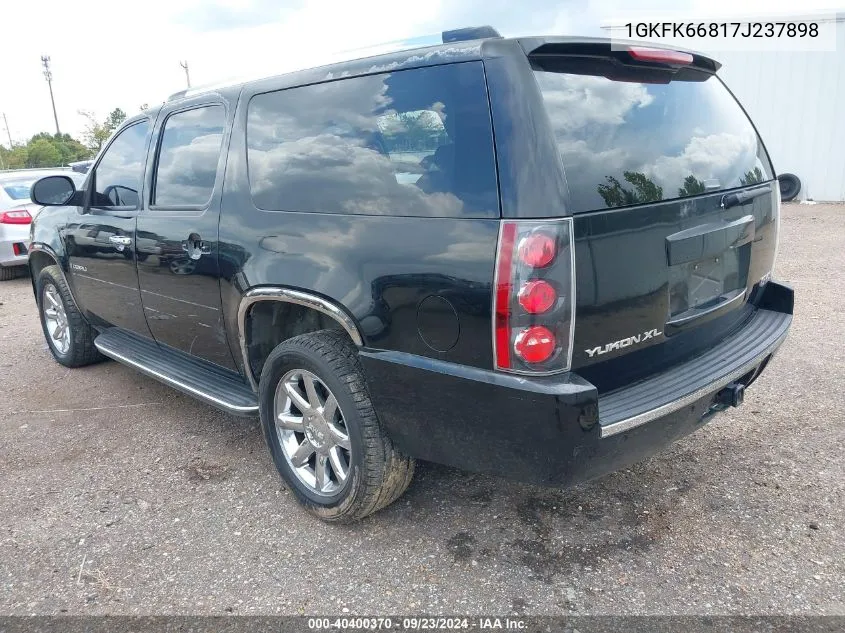 2007 GMC Yukon Xl Denali Denali VIN: 1GKFK66817J237898 Lot: 40400370