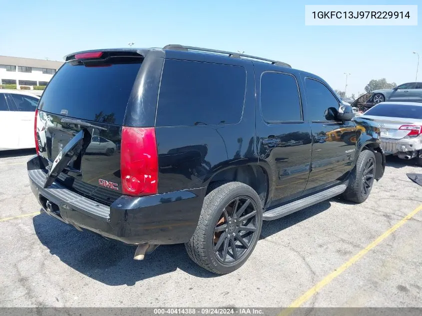 2007 GMC Yukon VIN: 1GKFC13J97R229914 Lot: 40414388