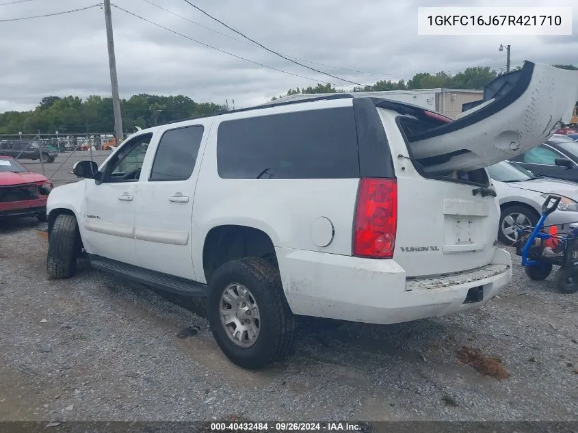 2007 GMC Yukon Xl 1500 Commercial Fleet VIN: 1GKFC16J67R421710 Lot: 40432484