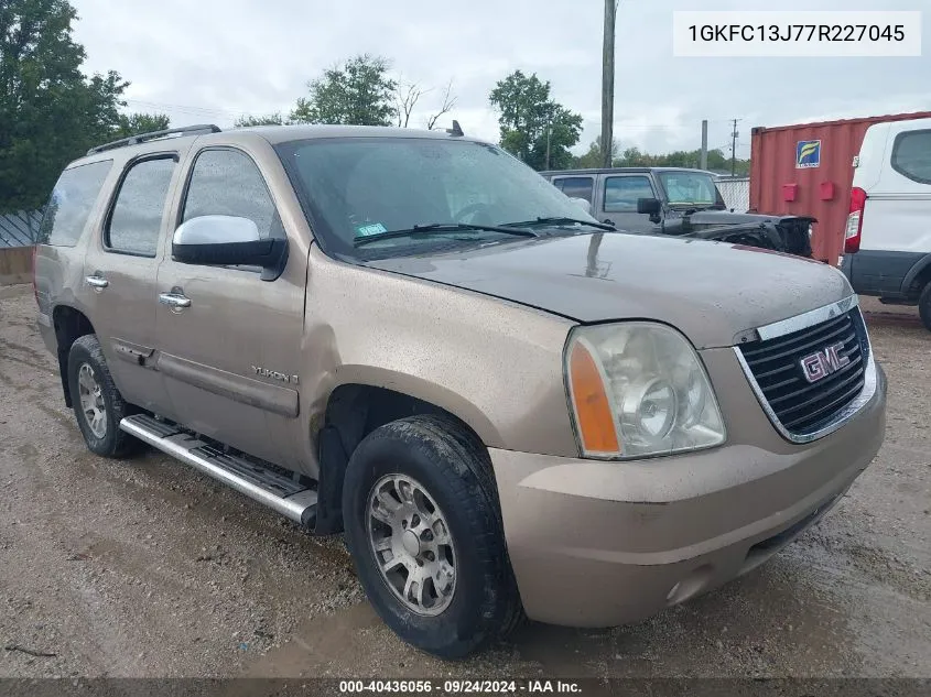 2007 GMC Yukon Sle VIN: 1GKFC13J77R227045 Lot: 40436056