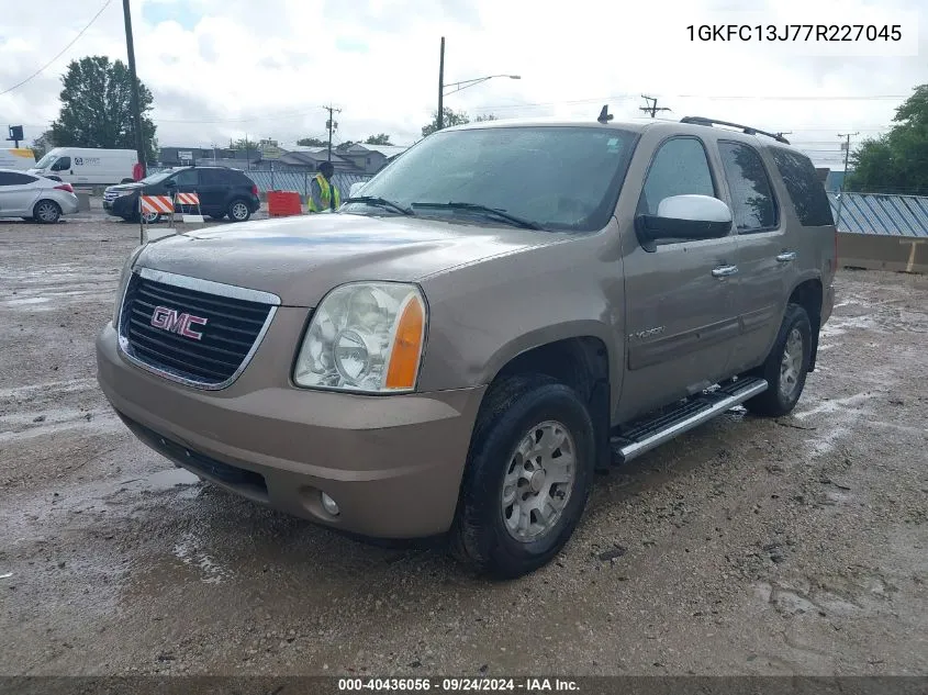 2007 GMC Yukon Sle VIN: 1GKFC13J77R227045 Lot: 40436056