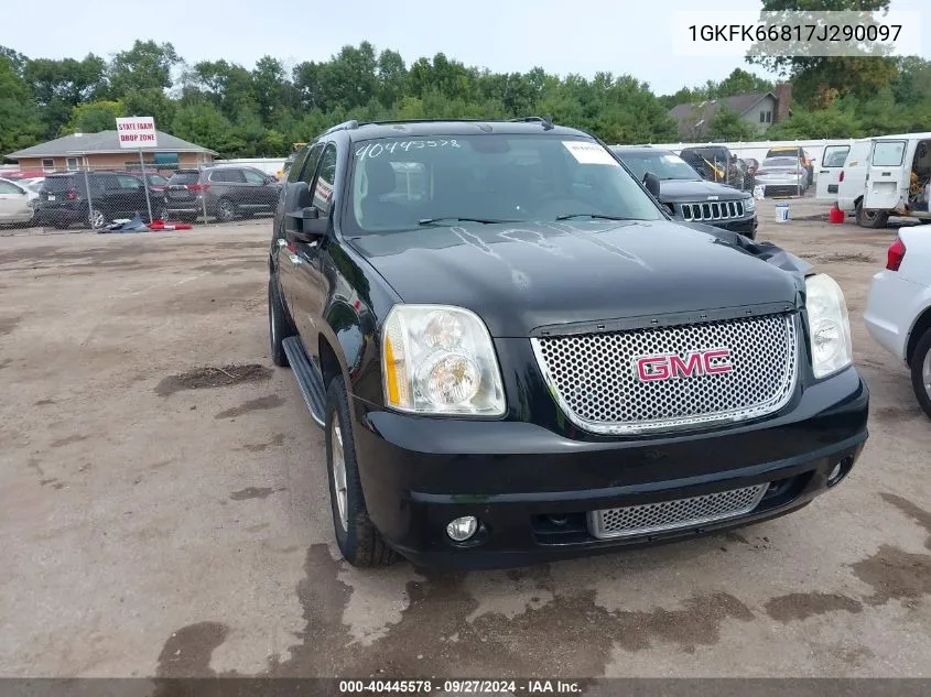 2007 GMC Yukon Xl 1500 Denali VIN: 1GKFK66817J290097 Lot: 40445578