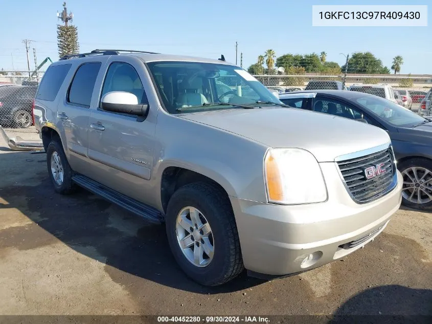 2007 GMC Yukon Commercial Fleet VIN: 1GKFC13C97R409430 Lot: 40452280