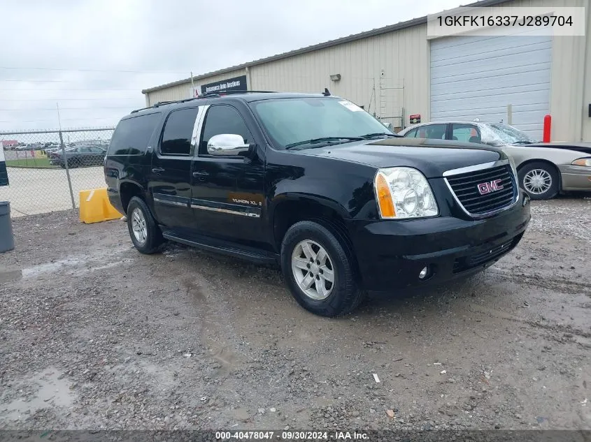 2007 GMC Yukon Xl 1500 Slt VIN: 1GKFK16337J289704 Lot: 40478047