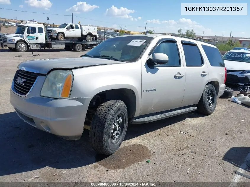 2007 GMC Yukon Commercial Fleet VIN: 1GKFK13037R201357 Lot: 40480388