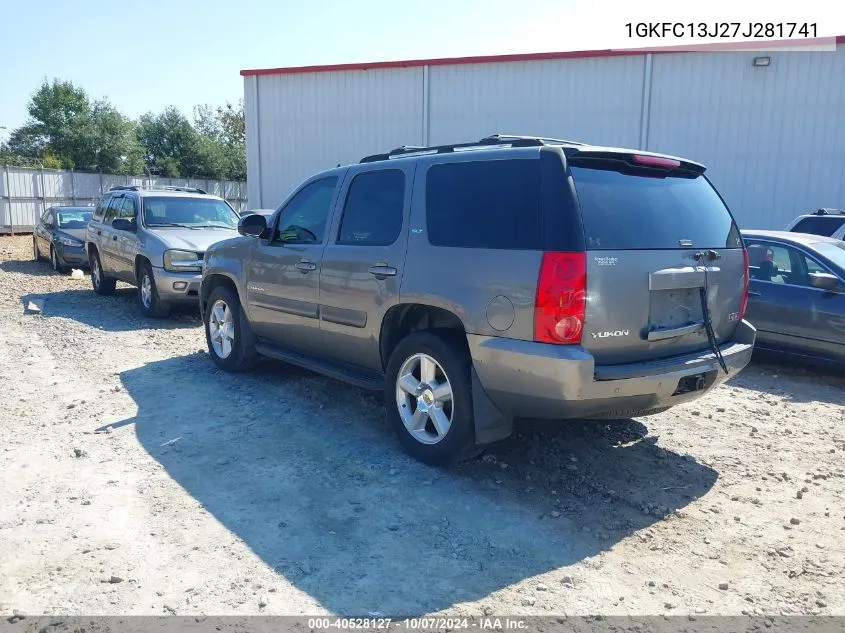 2007 GMC Yukon Slt VIN: 1GKFC13J27J281741 Lot: 40528127