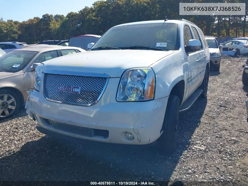 2007 GMC Yukon Denali VIN: 1GKFK638X7J368526 Lot: 40579511