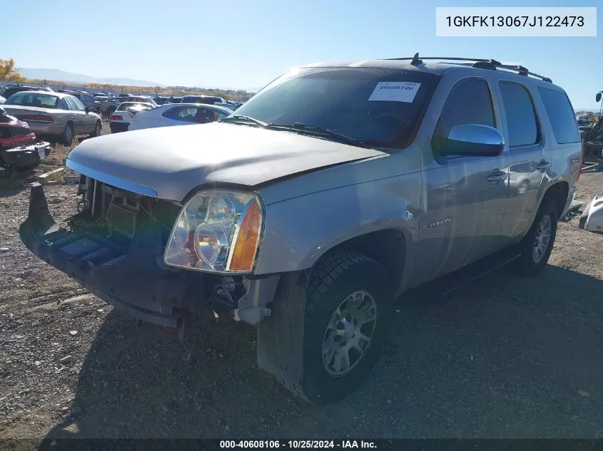 2007 GMC Yukon Sle VIN: 1GKFK13067J122473 Lot: 40608106