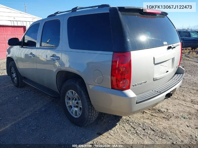 2007 GMC Yukon Sle VIN: 1GKFK13067J122473 Lot: 40608106