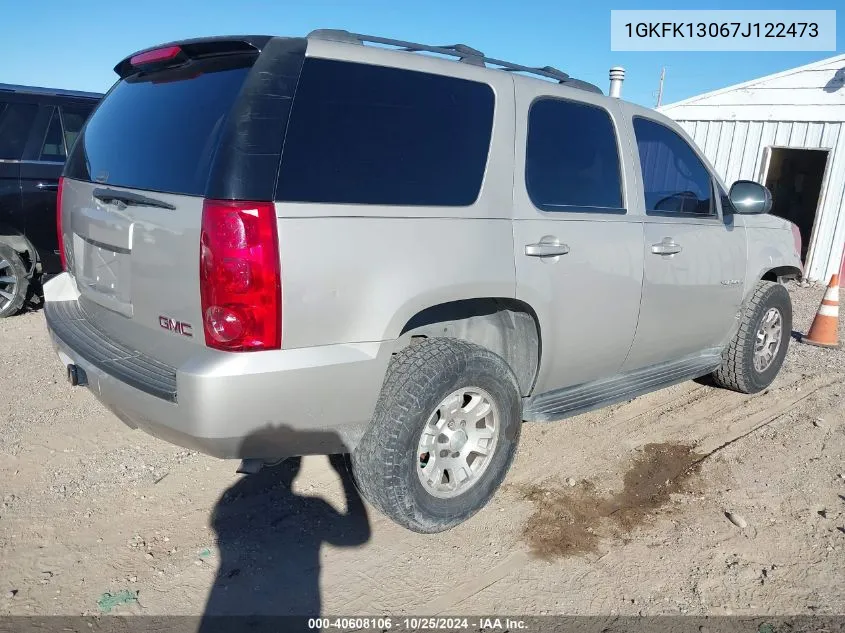 2007 GMC Yukon Sle VIN: 1GKFK13067J122473 Lot: 40608106