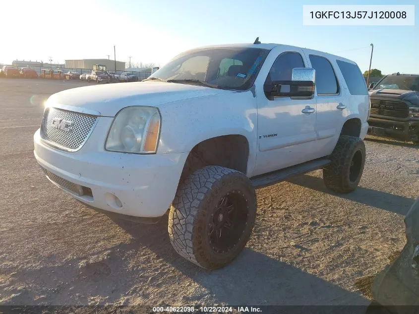 2007 GMC Yukon Slt VIN: 1GKFC13J57J120008 Lot: 40622098