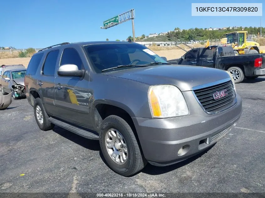 2007 GMC Yukon Commercial Fleet VIN: 1GKFC13C47R309820 Lot: 40623218