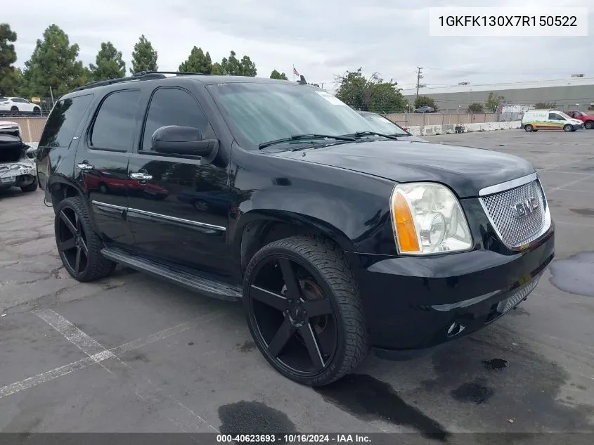 2007 GMC Yukon Slt VIN: 1GKFK130X7R150522 Lot: 40623693