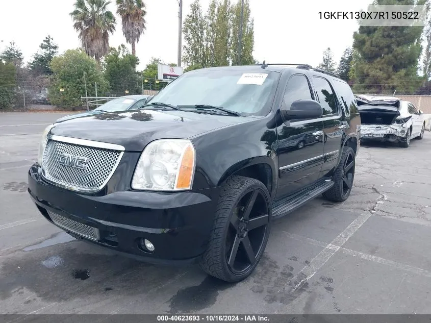 2007 GMC Yukon Slt VIN: 1GKFK130X7R150522 Lot: 40623693