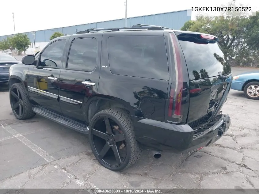 1GKFK130X7R150522 2007 GMC Yukon Slt