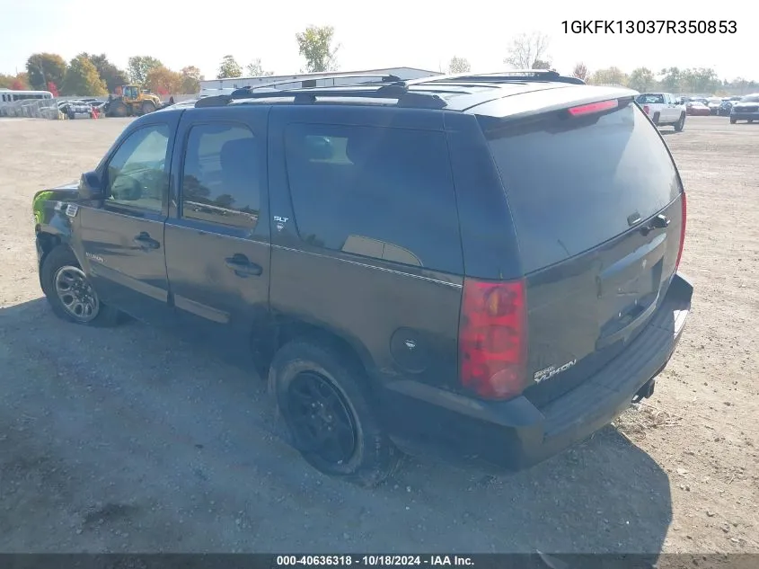 1GKFK13037R350853 2007 GMC Yukon Slt