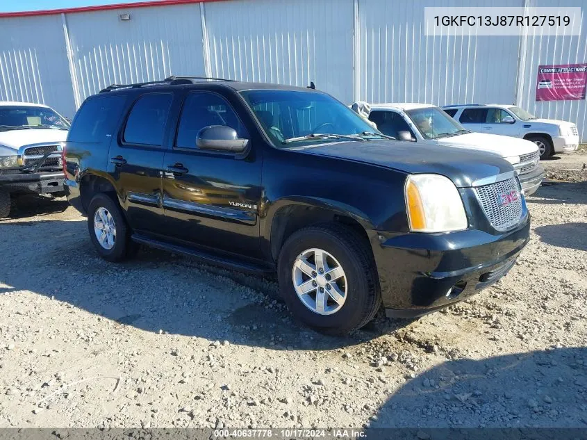 2007 GMC Yukon Slt VIN: 1GKFC13J87R127519 Lot: 40637778