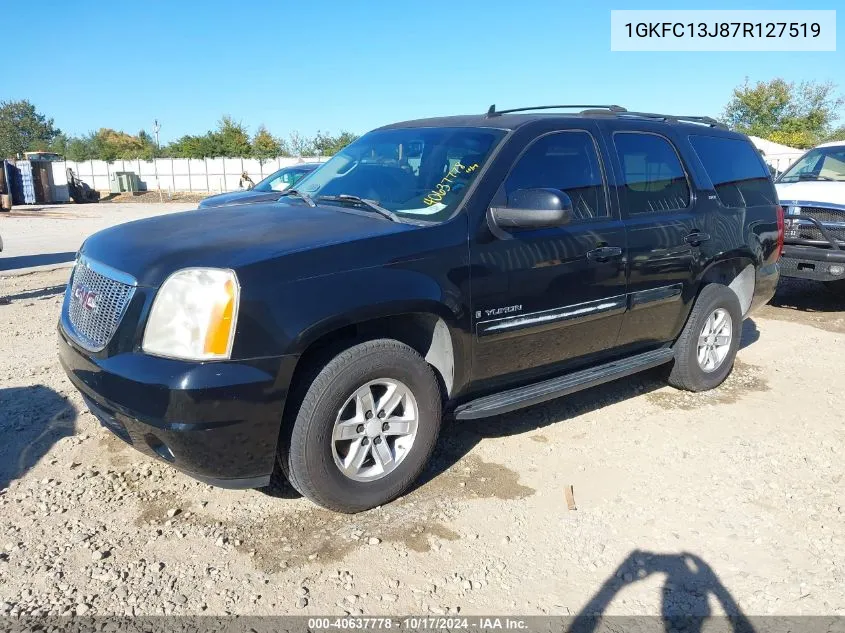 2007 GMC Yukon Slt VIN: 1GKFC13J87R127519 Lot: 40637778