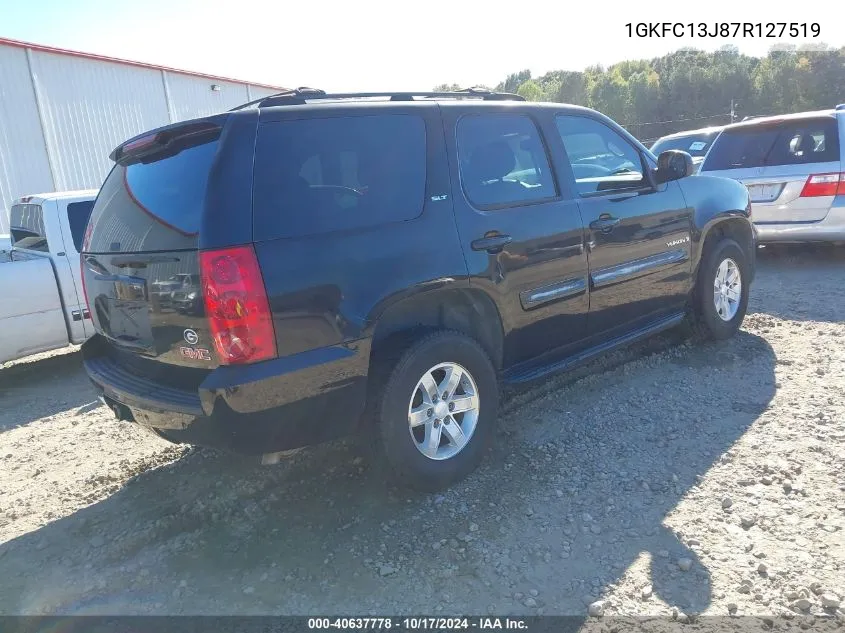 1GKFC13J87R127519 2007 GMC Yukon Slt