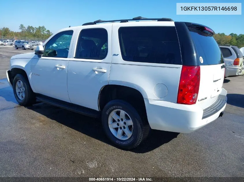 2007 GMC Yukon Slt VIN: 1GKFK13057R146698 Lot: 40651914