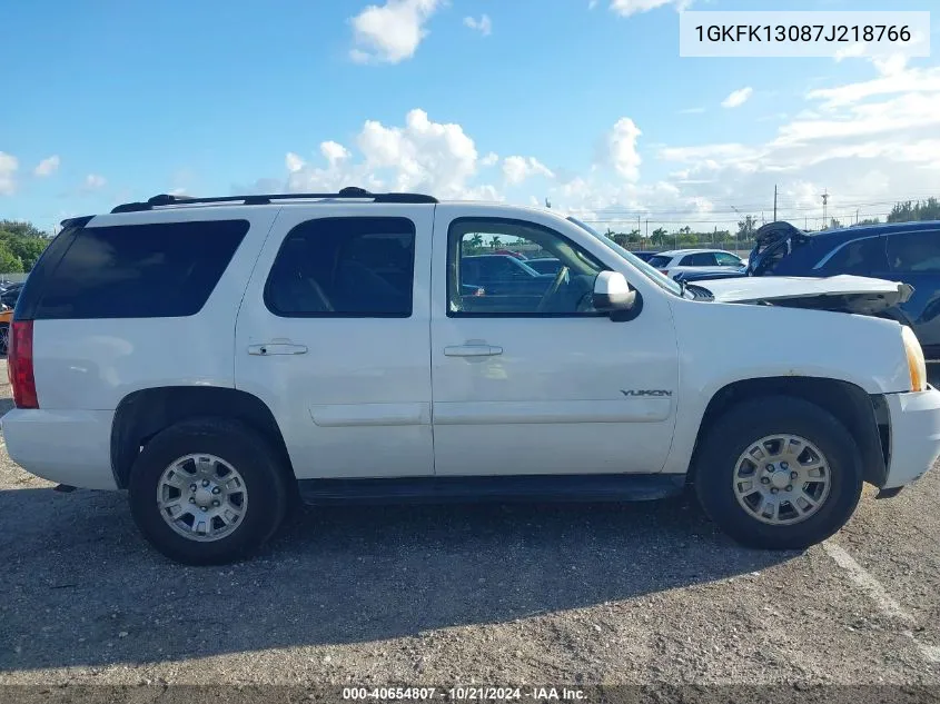 1GKFK13087J218766 2007 GMC Yukon Slt