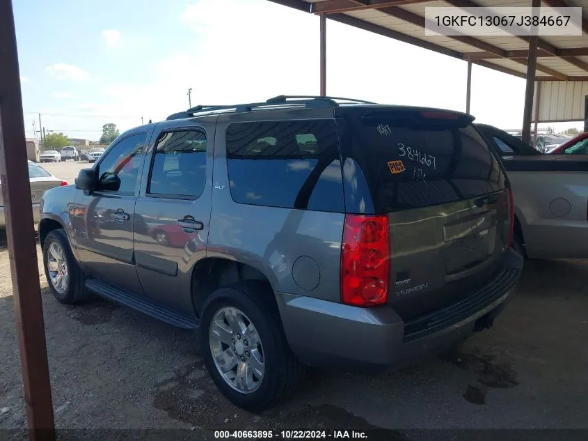 2007 GMC Yukon Slt VIN: 1GKFC13067J384667 Lot: 40663895