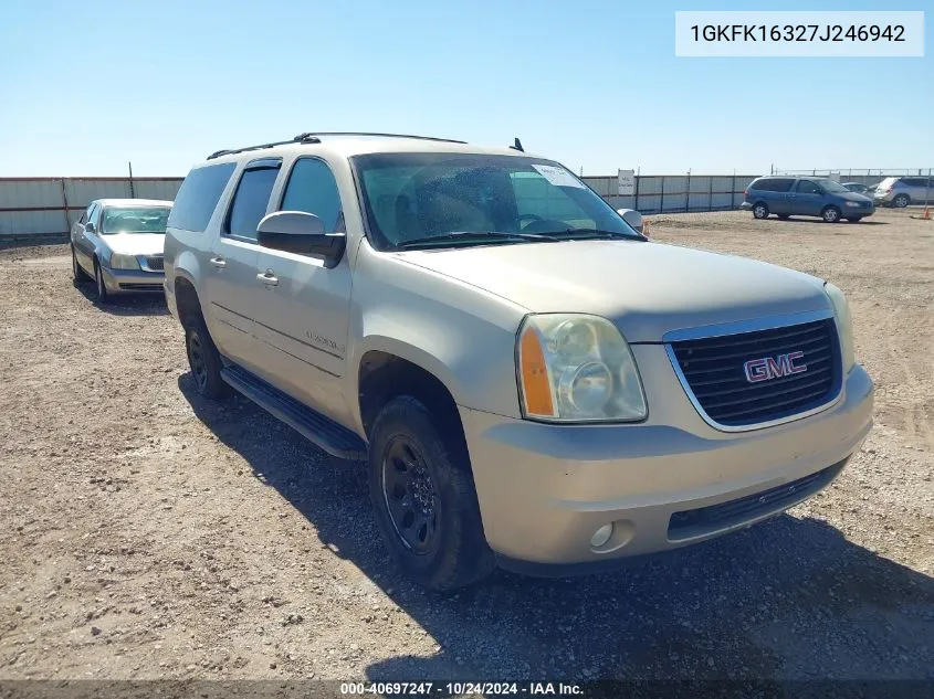 2007 GMC Yukon Xl 1500 Commercial Fleet VIN: 1GKFK16327J246942 Lot: 40697247