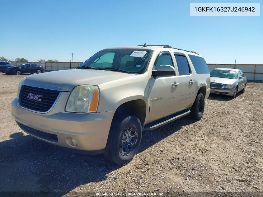 2007 GMC Yukon Xl 1500 Commercial Fleet VIN: 1GKFK16327J246942 Lot: 40697247