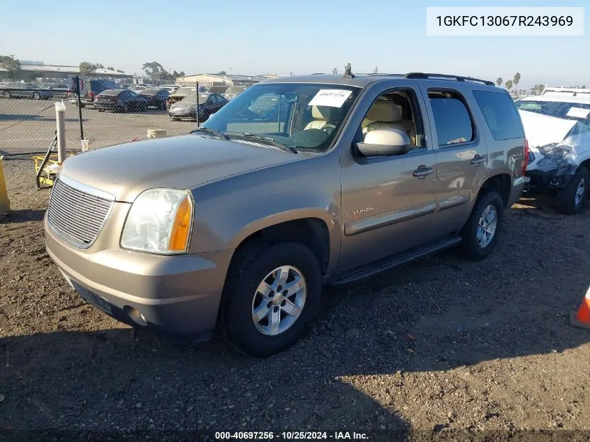 1GKFC13067R243969 2007 GMC Yukon Slt