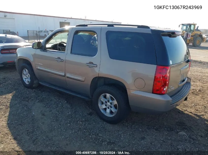 1GKFC13067R243969 2007 GMC Yukon Slt