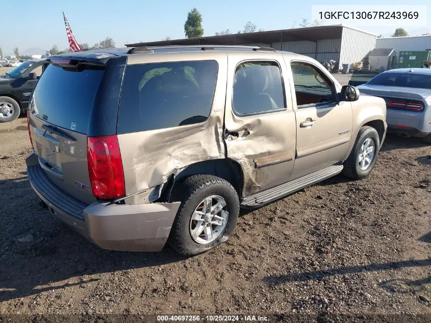 1GKFC13067R243969 2007 GMC Yukon Slt