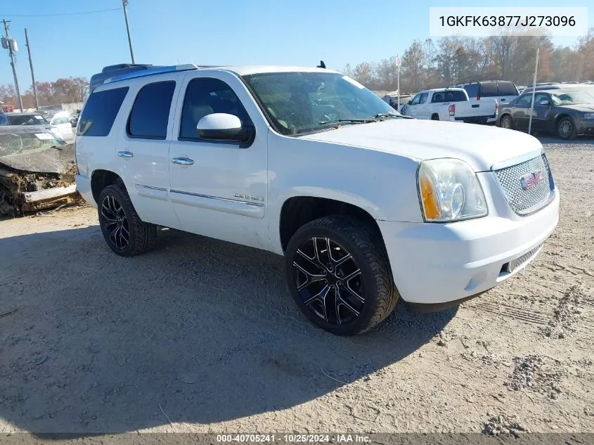 2007 GMC Yukon Denali VIN: 1GKFK63877J273096 Lot: 40705241