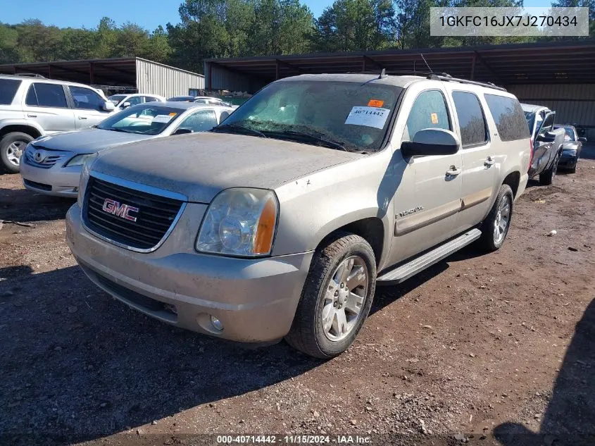 2007 GMC Yukon Xl 1500 Slt VIN: 1GKFC16JX7J270434 Lot: 40714442