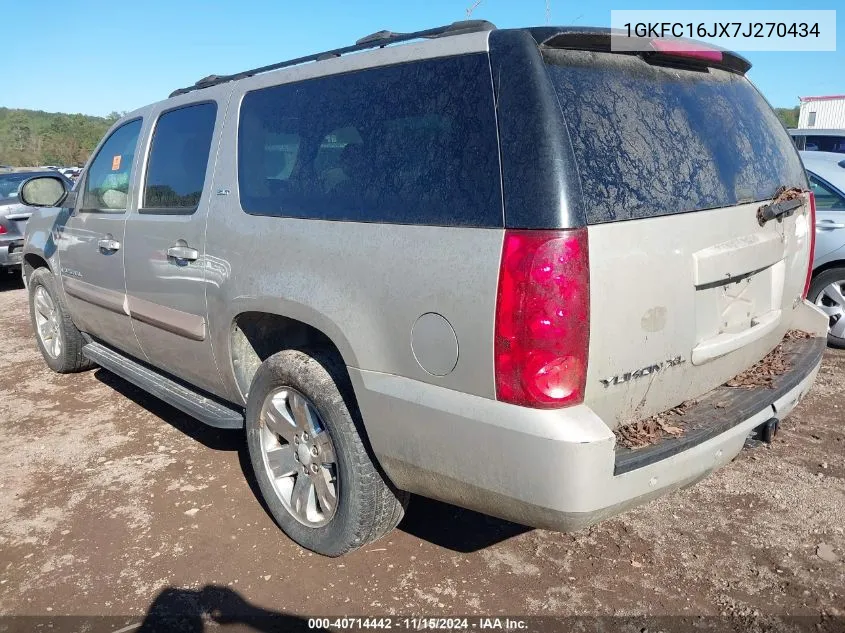 2007 GMC Yukon Xl 1500 Slt VIN: 1GKFC16JX7J270434 Lot: 40714442