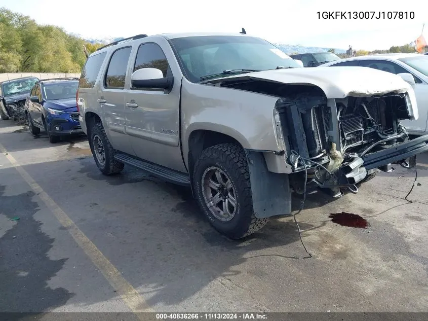 1GKFK13007J107810 2007 GMC Yukon Commercial Fleet