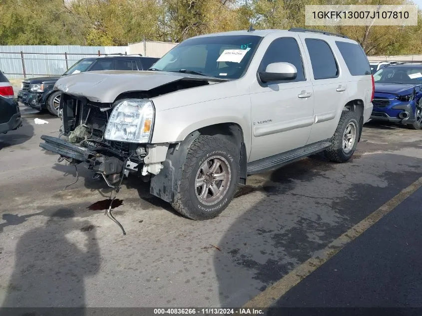 1GKFK13007J107810 2007 GMC Yukon Commercial Fleet