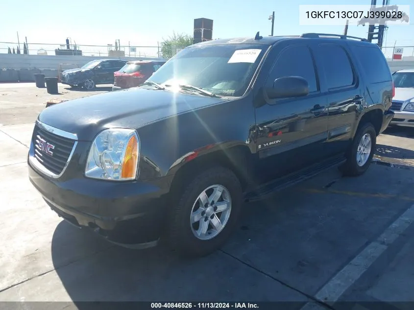 2007 GMC Yukon Commercial Fleet VIN: 1GKFC13C07J399028 Lot: 40846526