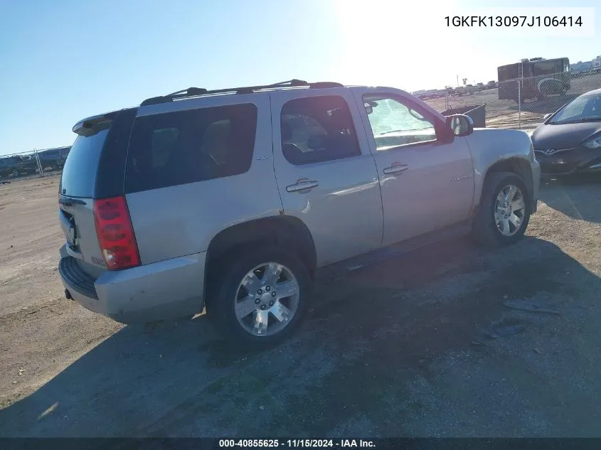 2007 GMC Yukon Slt VIN: 1GKFK13097J106414 Lot: 40855625