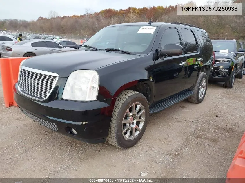 2007 GMC Yukon Sle/Slt VIN: 1GKFK13067J250938 Lot: 40870408