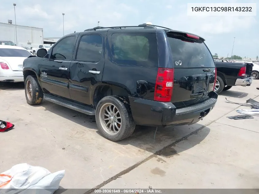 2008 GMC Yukon Sle VIN: 1GKFC13C98R143232 Lot: 39361649