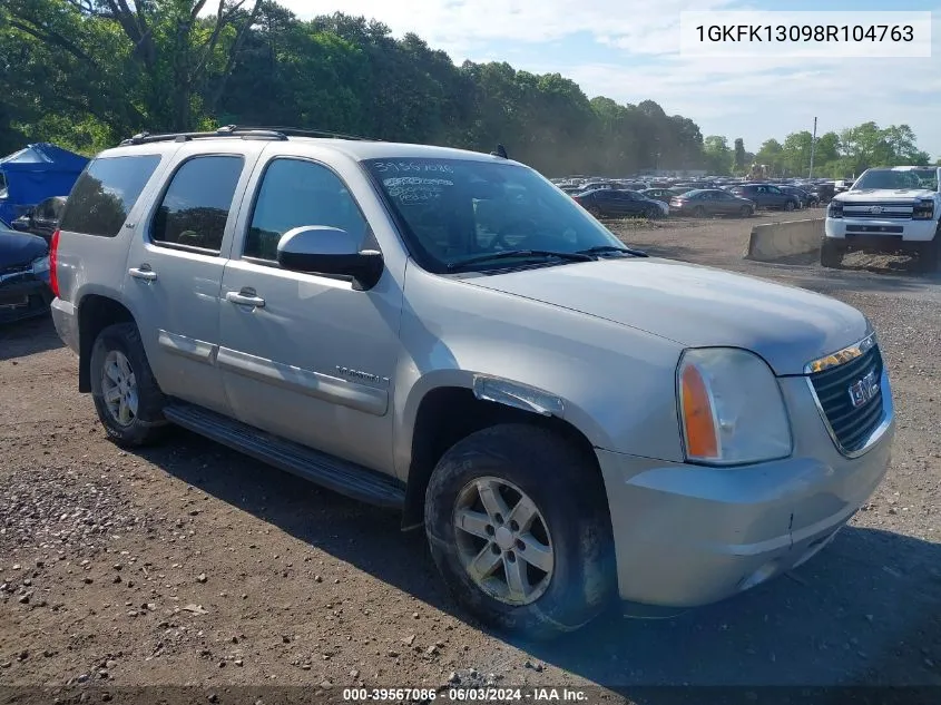 2008 GMC Yukon Slt VIN: 1GKFK13098R104763 Lot: 39567086