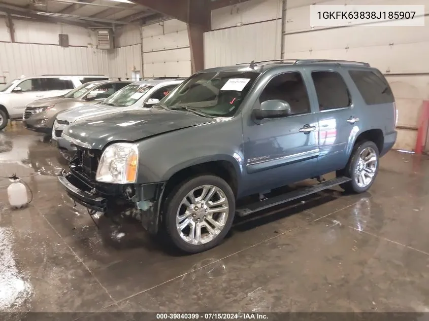 2008 GMC Yukon Denali VIN: 1GKFK63838J185907 Lot: 39840399