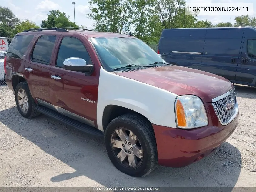 2008 GMC Yukon Slt VIN: 1GKFK130X8J224411 Lot: 39935240