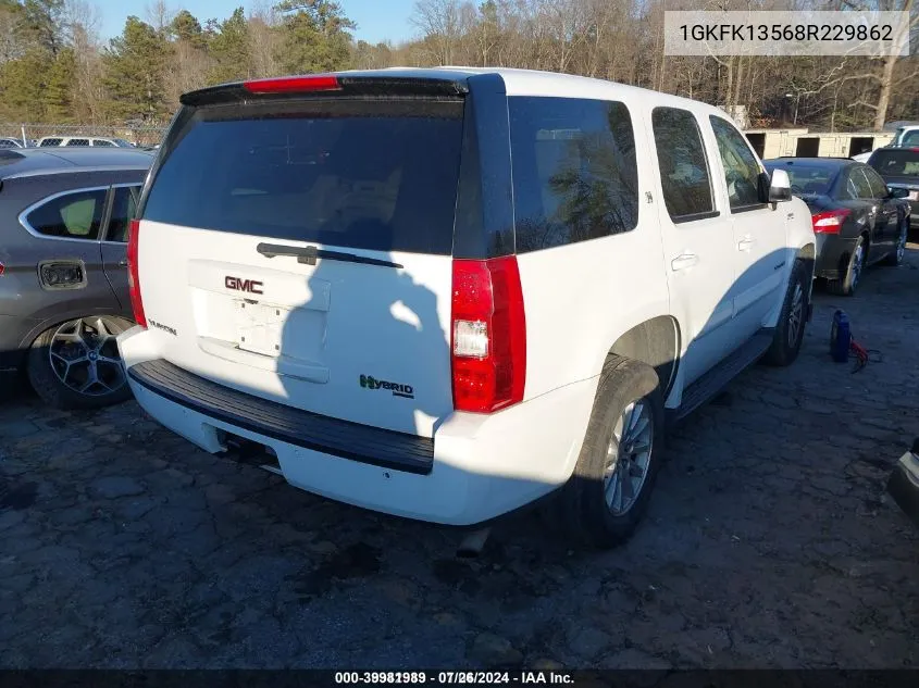 1GKFK13568R229862 2008 GMC Yukon Hybrid