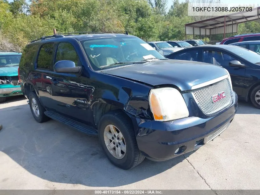 2008 GMC Yukon Slt VIN: 1GKFC13088J205708 Lot: 40173154