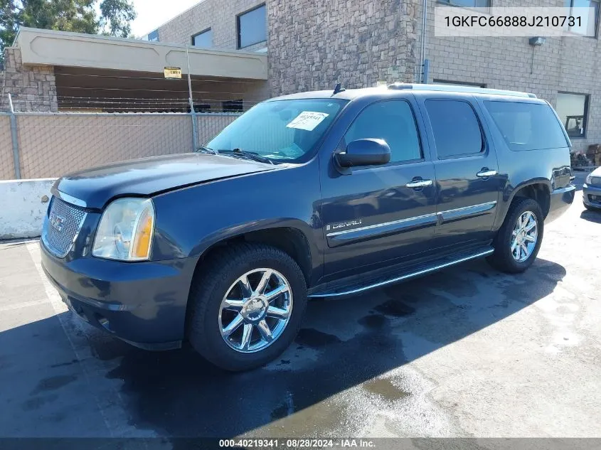 2008 GMC Yukon Xl 1500 Denali VIN: 1GKFC66888J210731 Lot: 40219341